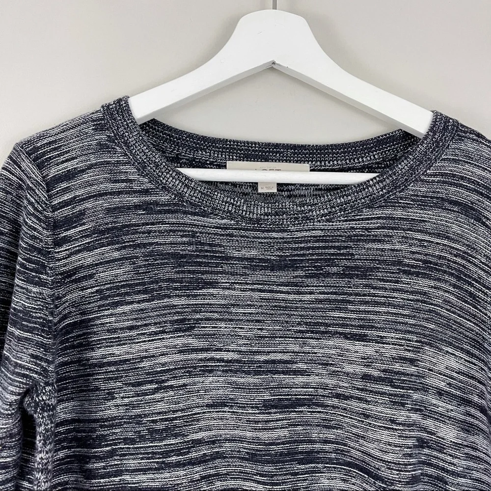 Ann Taylor LOFT Stripe Marled Sweater - Picture 2 of 6